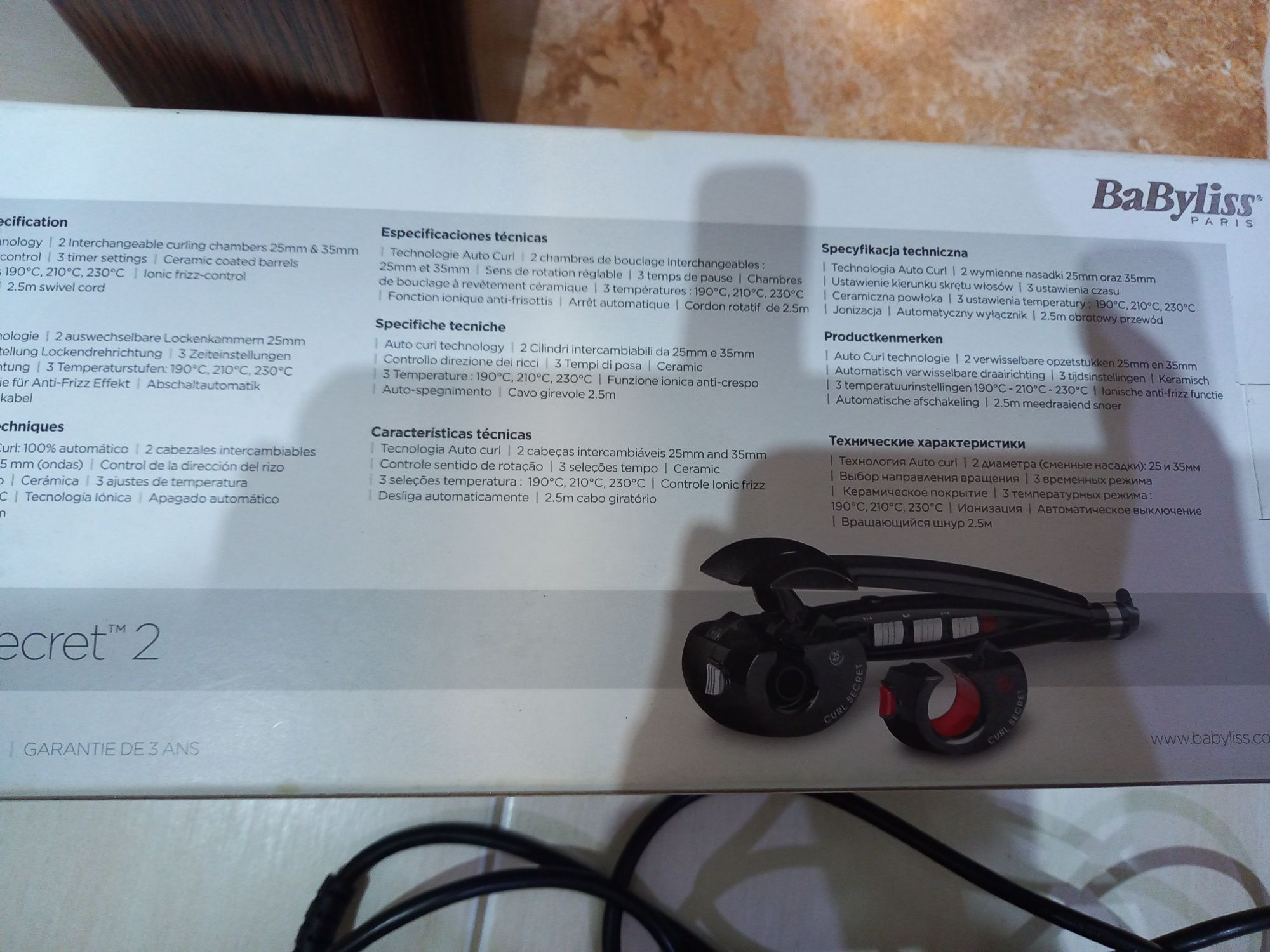 Lokówka babyliss curl Secret 2