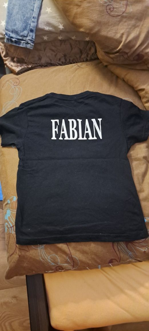 T-shirt koszulka na 5 urodziny Fabian rozm 110