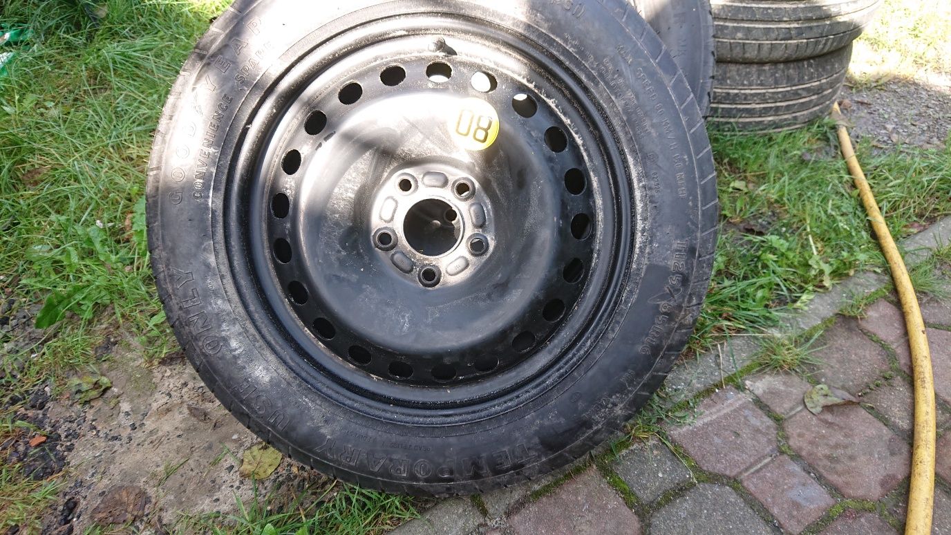 Koło dojazdowe ford volvo 4x 16 et52 5x108 125/85/16