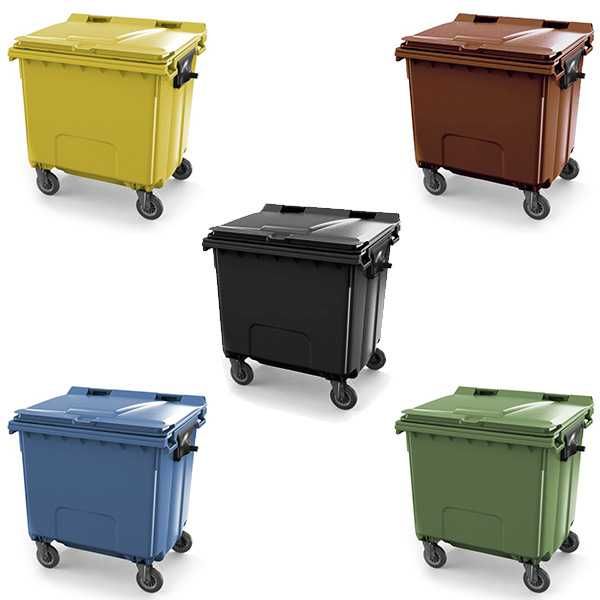 Pojemnik, kubeł, kontener 120l, 240l, 1100l na śmieci odpady