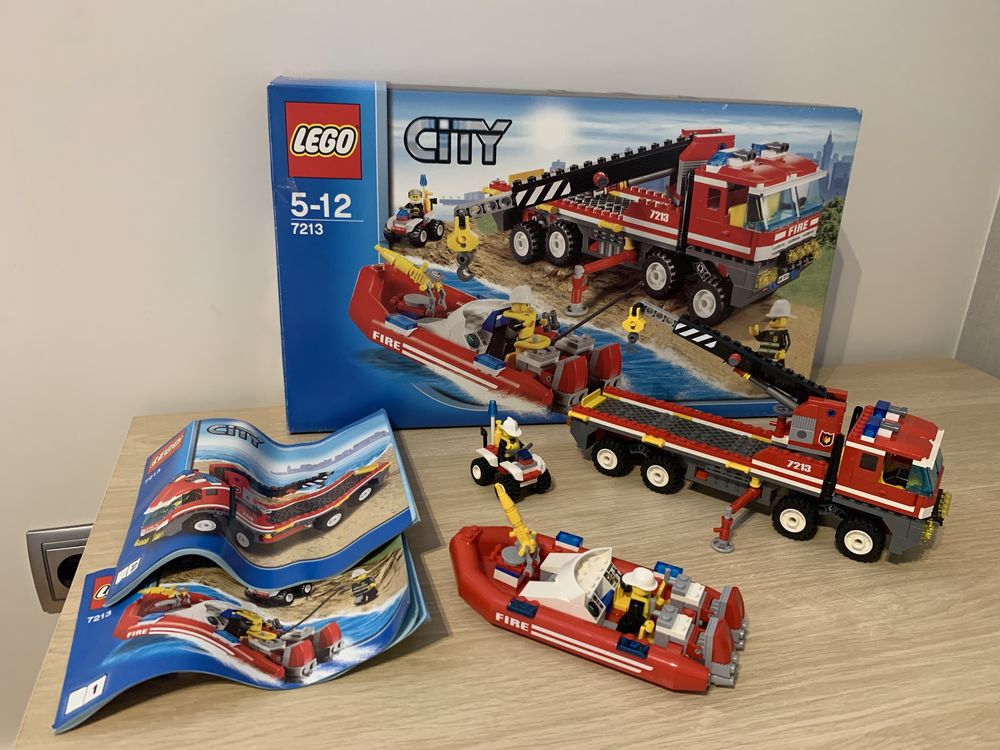 Klocki lego 7213 straż pożarna duży zestaw