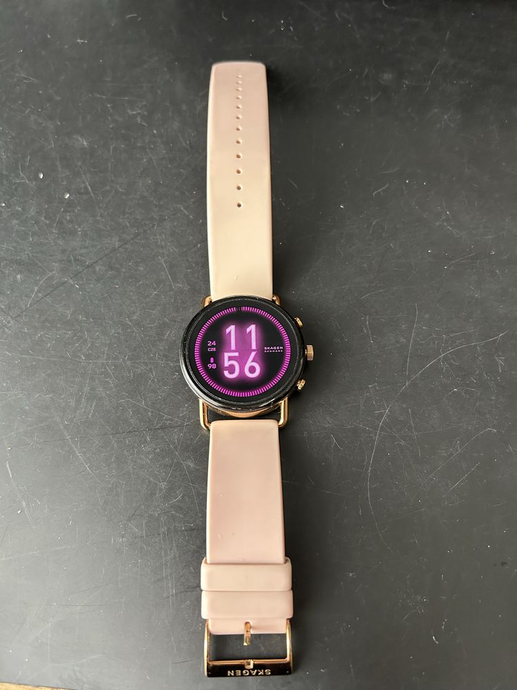 Smartwatch zegarek Skagen Falster 3 Pink SKT5205