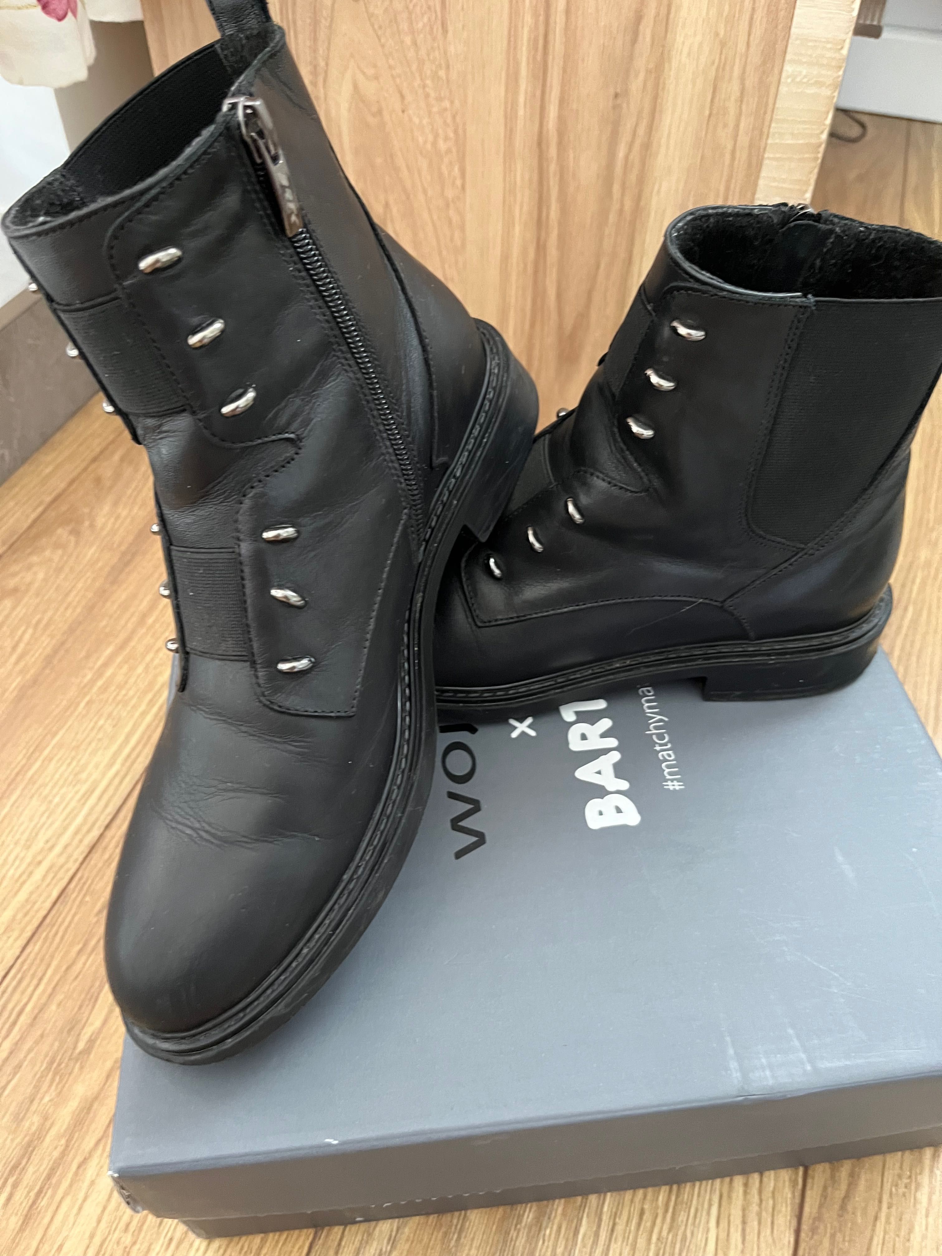 Buty skórzane Wojas r. 36