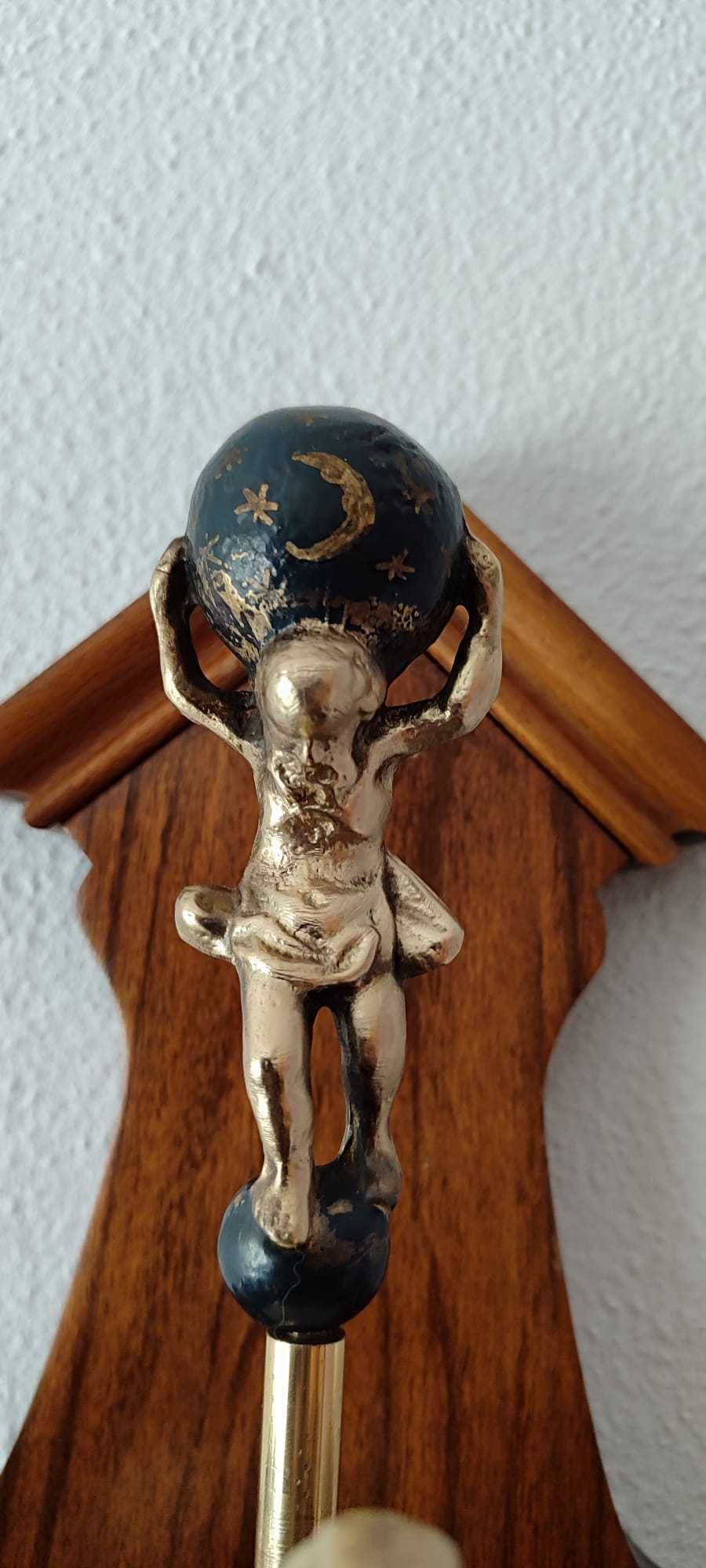 413 Zegar wiszący wagowy holenderski Hermle 1967 rok