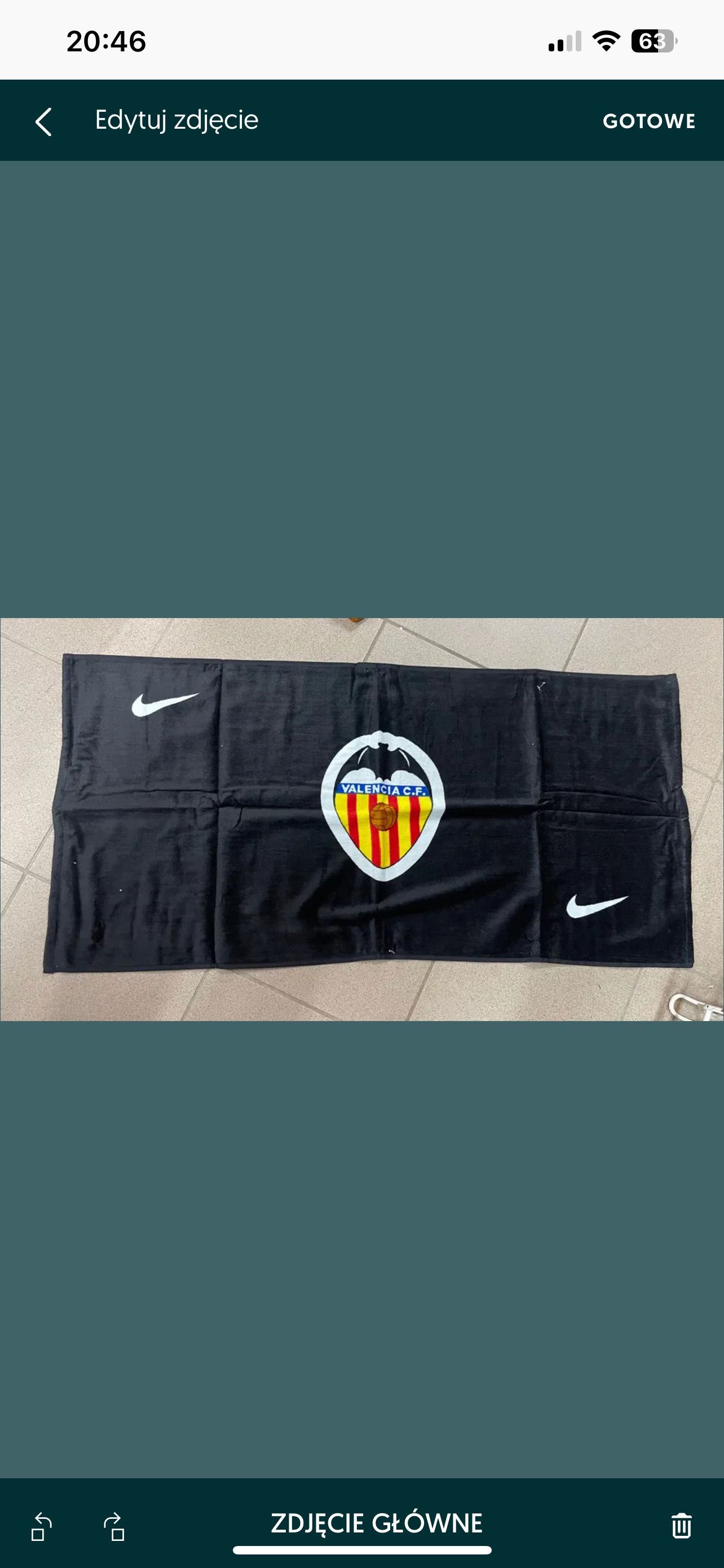 Nike VALENCIA FC ręcznik 100x50 NOWY