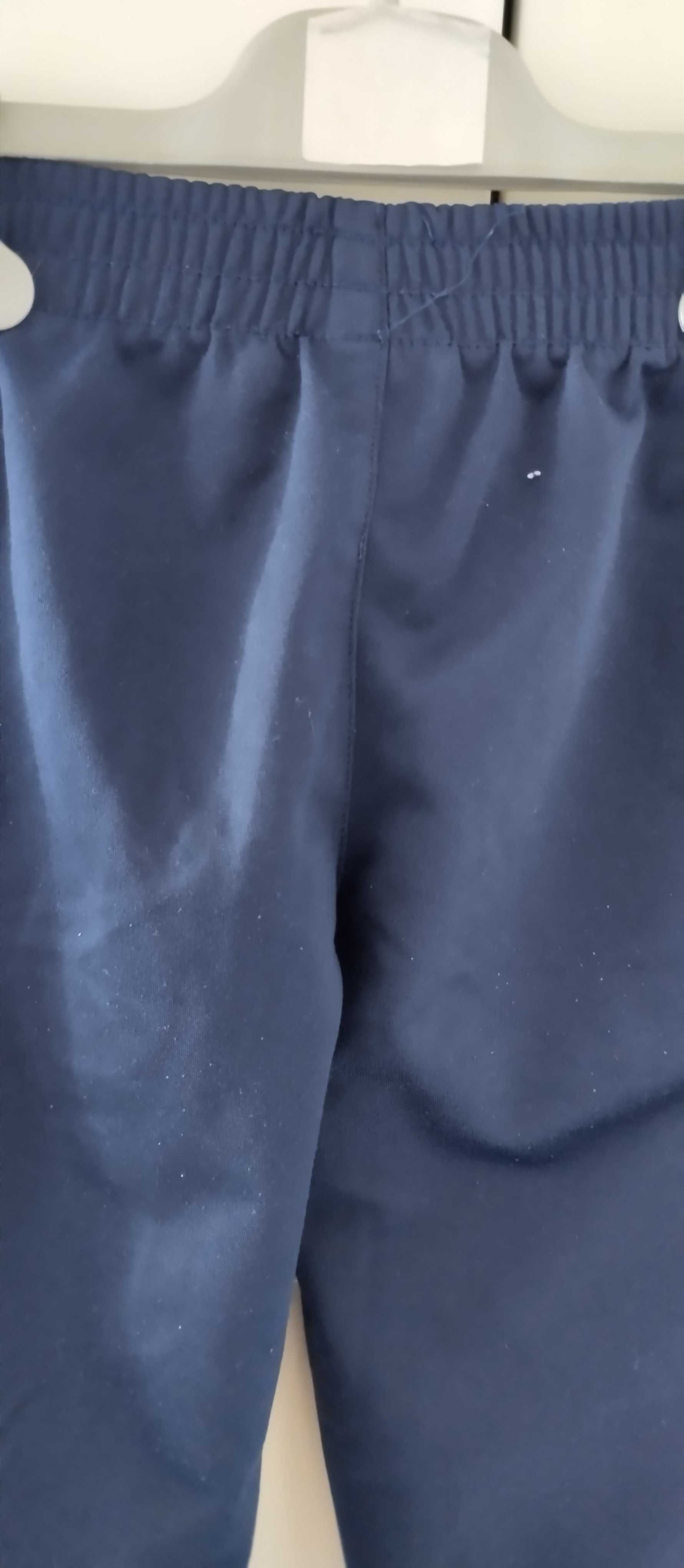 Dresy spodnie sportowe hdla chłopca granatowe 110 Adidas
