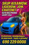 Skup Axiam Ligier Microcar Chatenet jdm bez prawa jazdy od 14 lat