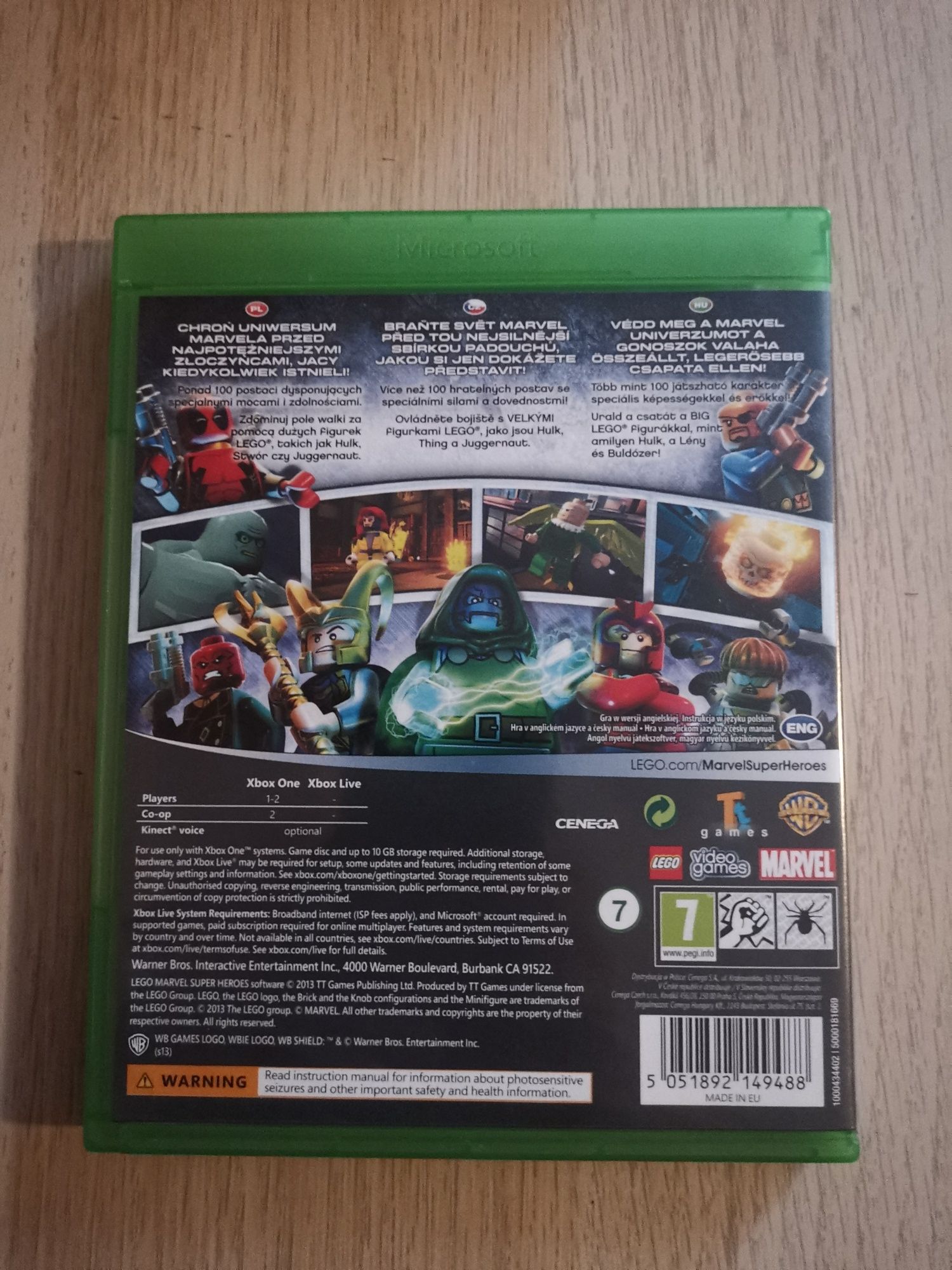 Lego Marvel super heroes Xbox One S X Series