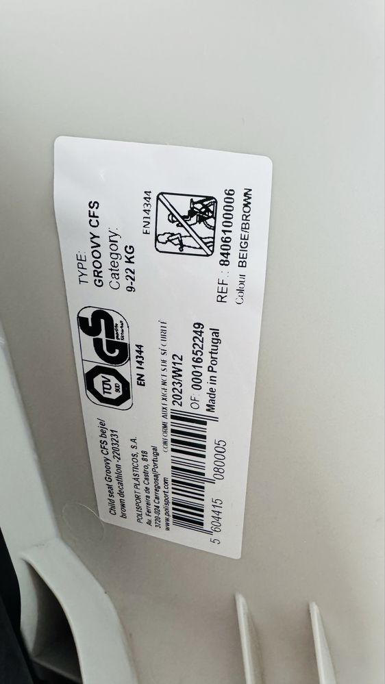 Cadeira de Bicicleta Bebé
