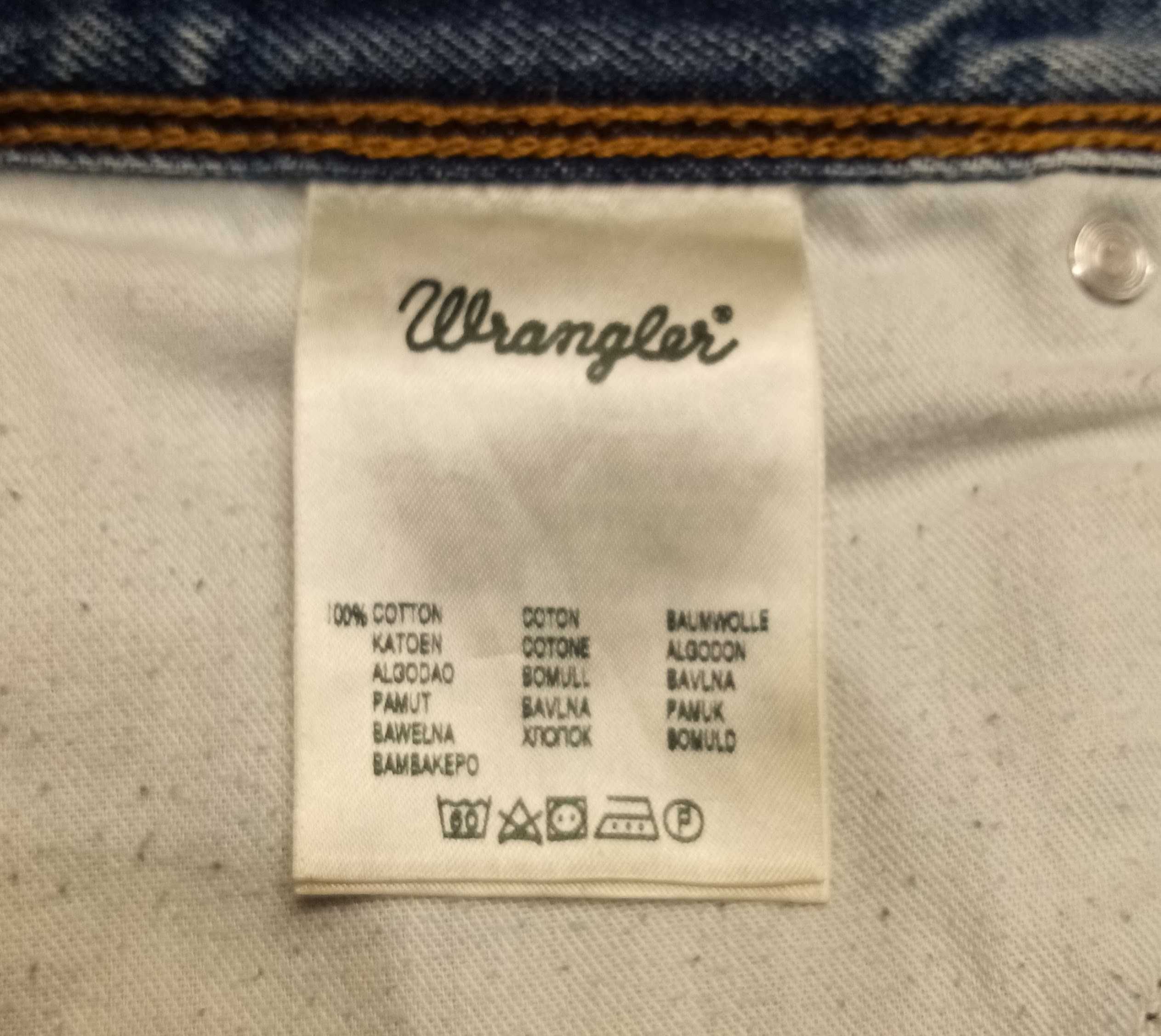 R) WRANGLER oryginalne męskie spodnie jeansowe Roz.40/30