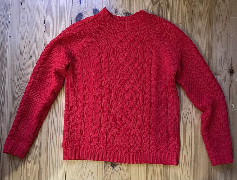 Czerwony sweter Reserved r. XS