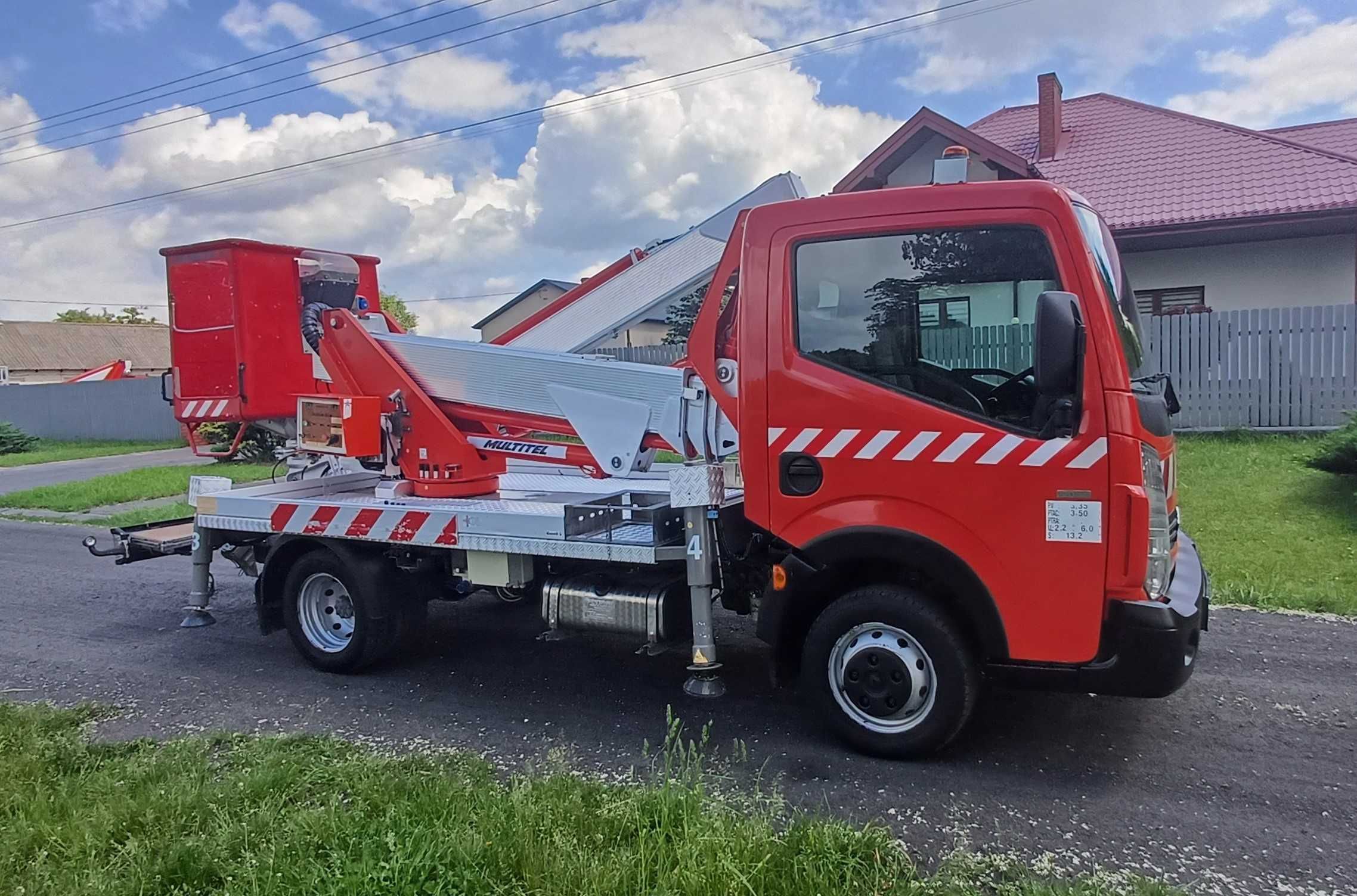 Renault Maxity 20 m zwyżka podnośnik koszowy Multitel MX 200 DS cmc