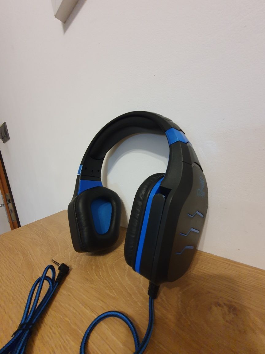 Słuchawki Q-SMART Cobra QSHPS050 Czarno-niebieski