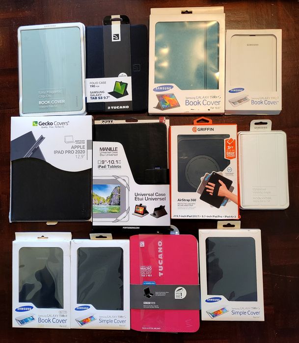 Capas para tablets e telemóveis