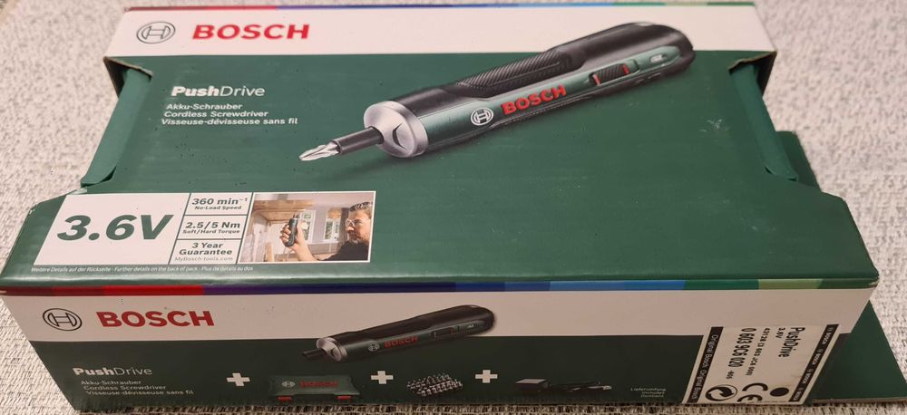 Bosch PushDrive wkrętarka akumulatorowa 3.6V