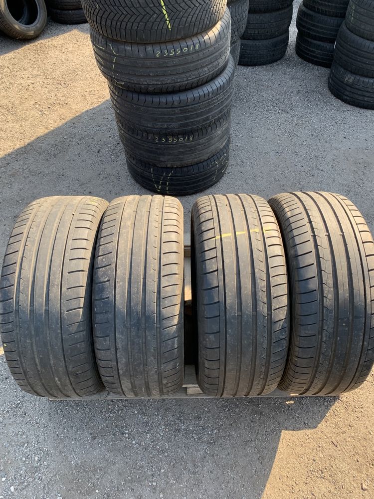 4шт 245/50R18 Dunlop SpSportMaxx, СКЛАД Б/У РЕЗИНЫ