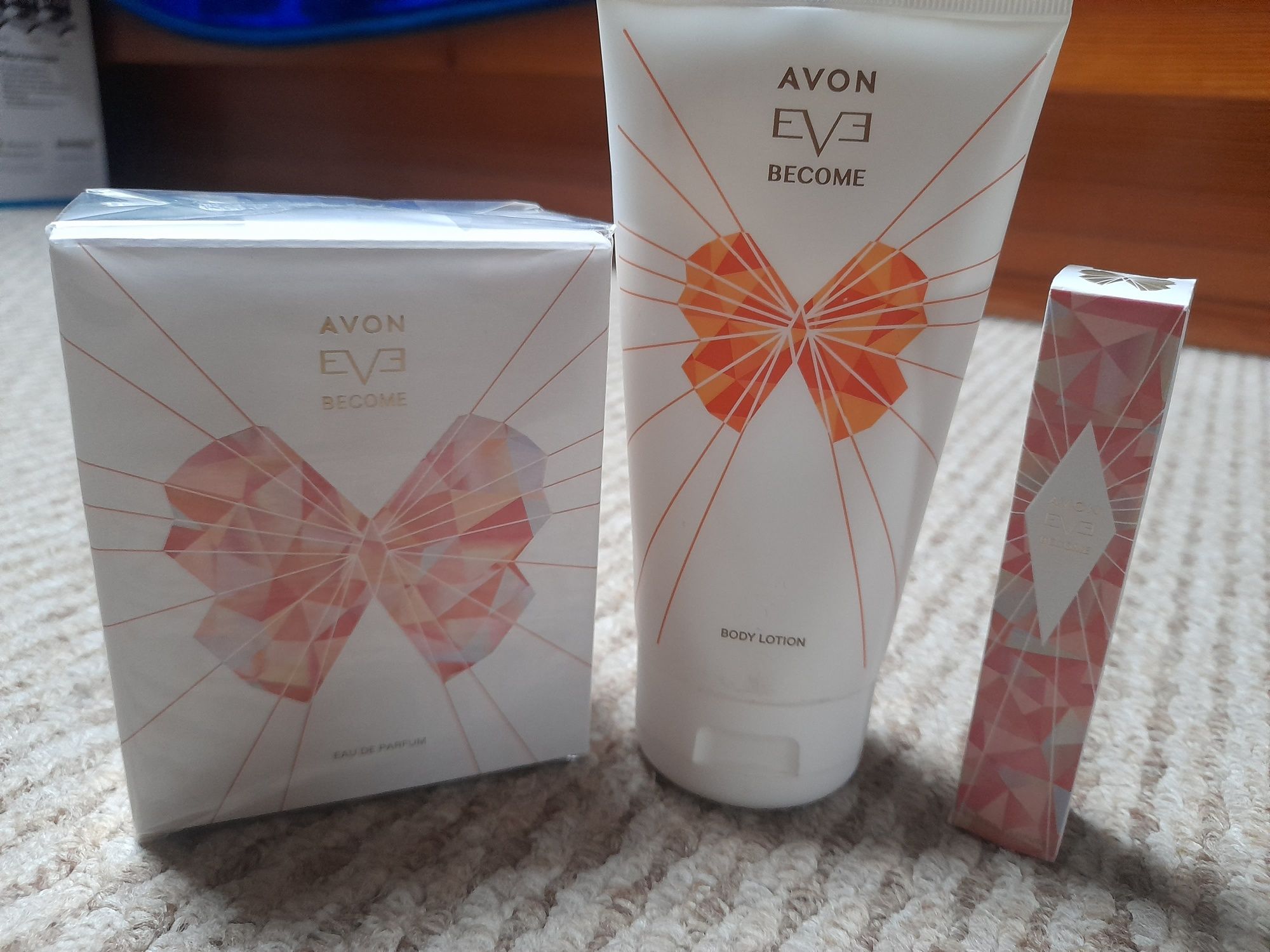 Avon Eve Become woda perfumowana 50ml, balsam, perfumetka