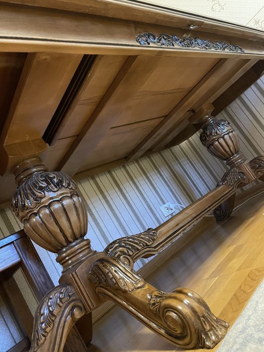 Стіл деревʼяний 215*105 дуб ardudana