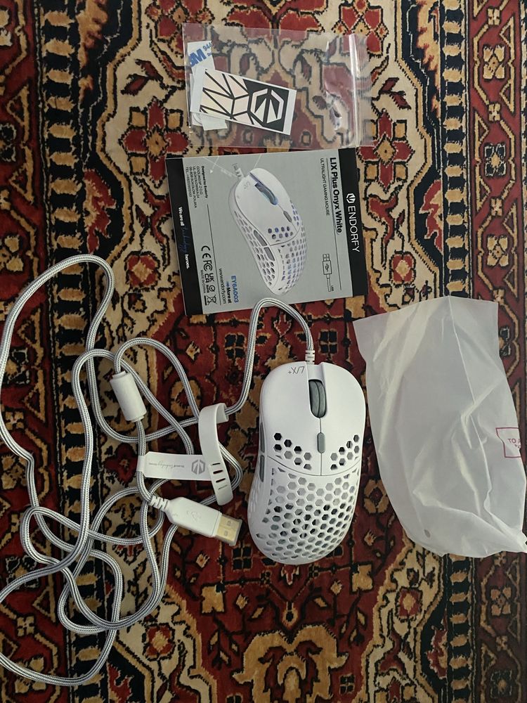 Myszka ENDORFY LIX Plus Onyx white