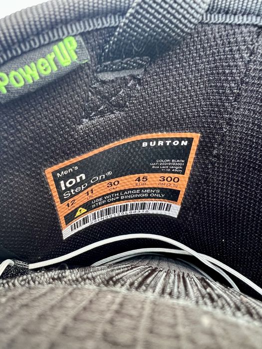 Buty snowboardowe Burton Step On ION BOA r.45 najwyższy model JAK NOWE