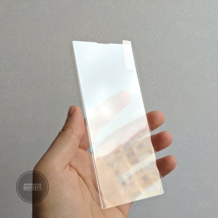 Стекло УФ изогнутое Samsung S10/ S10 Plus и другие. Прозрачноe