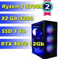 Топ!  Игровой ПК/ Компьютер Ryzen 7 5700X + 32GB + RTX 4070 12Gb NEW!!