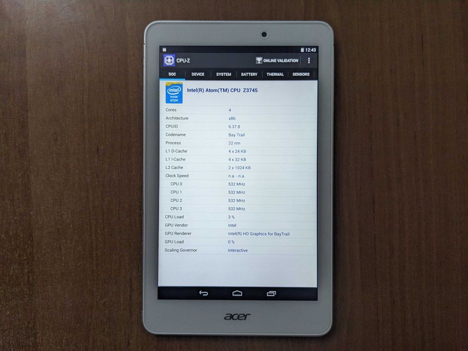 Планшет Acer Iconia Tab 8 A1-840FHD + кожаный чехол RIVACASE