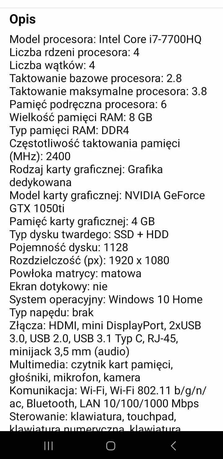 Laptop gamingowy MSC