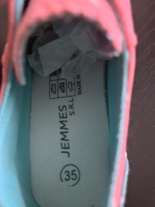 Кеды для девочки на липучках (  22,5 см стелька)