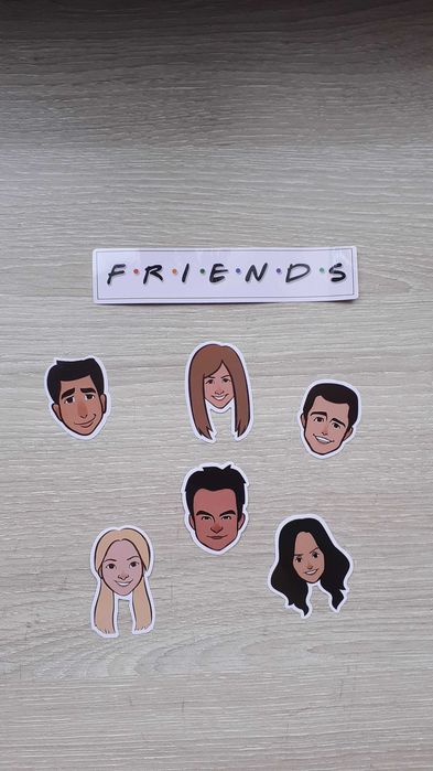 Stickers Friends autocolantes