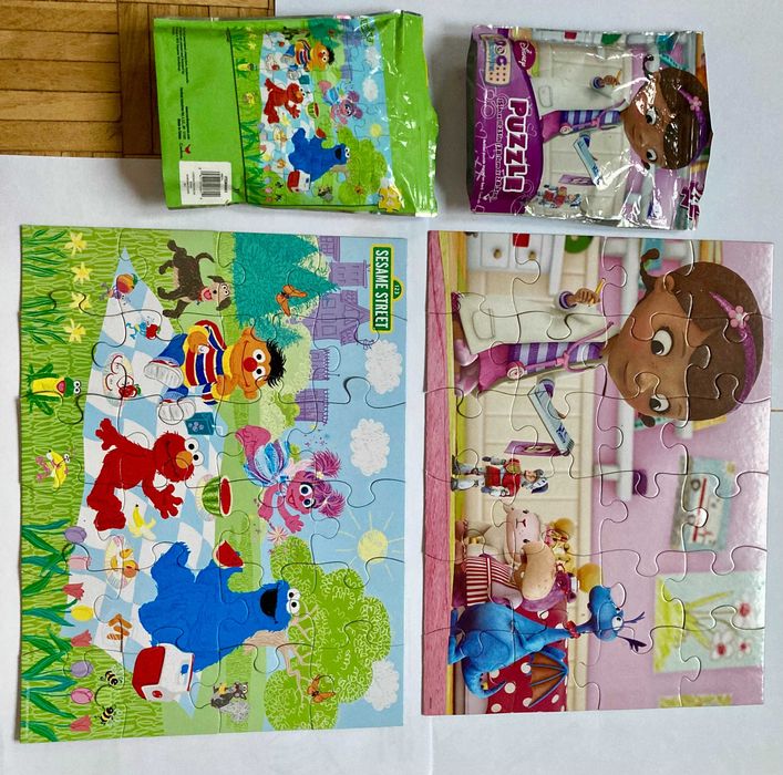 Puzzle 24-Ulica Sezamkowa, Doktor Dosia-Disney Junior