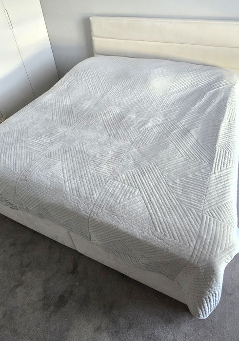 Narzuta na łóżko 240x260 szara Home&You