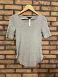 Basic bluzka xs 34 H&M szara