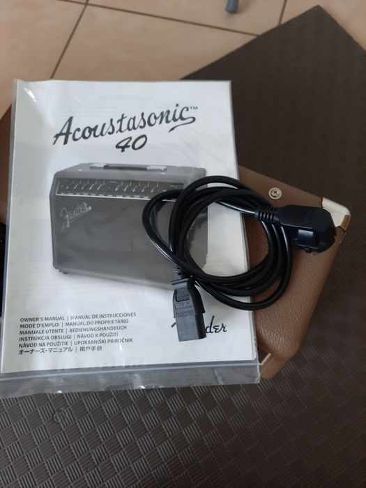 Fender Acoustasonic 40.Комбопідсилювач  для акустичної гітари.Для мікр
