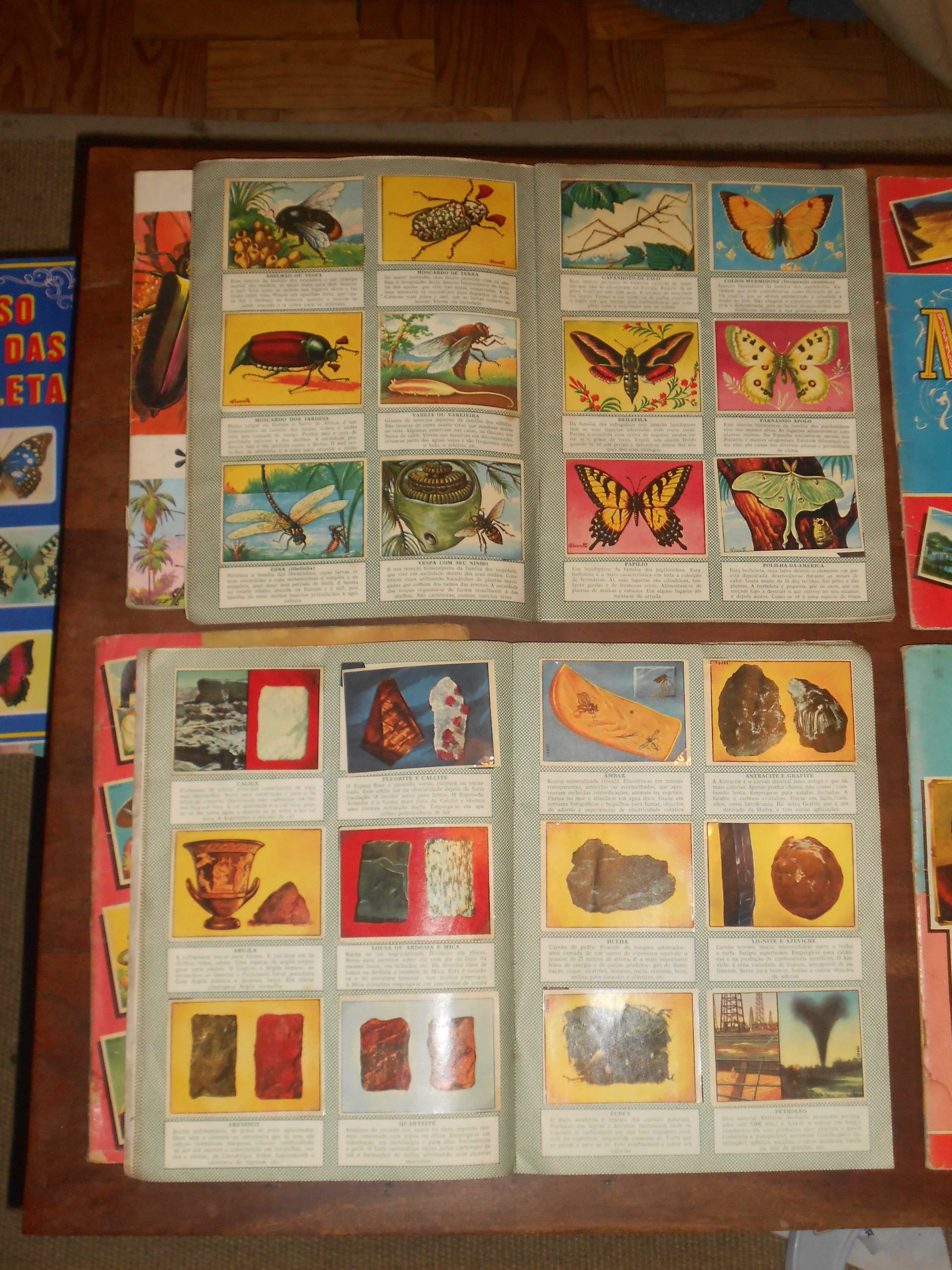 Diversas cadernetas cromos muito antigas - 10 diferentes