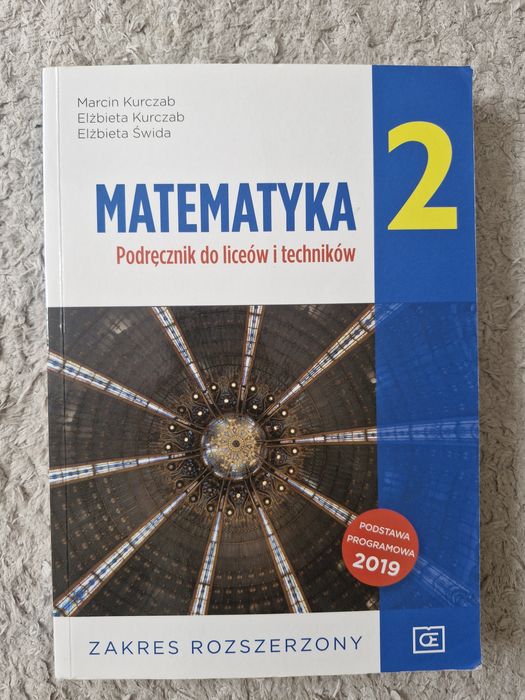 Podręcznik matematyka 2 rozszerzenie pazdro