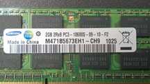 Pamięć RAM 2GB DDR3 Samsung 1333MHz