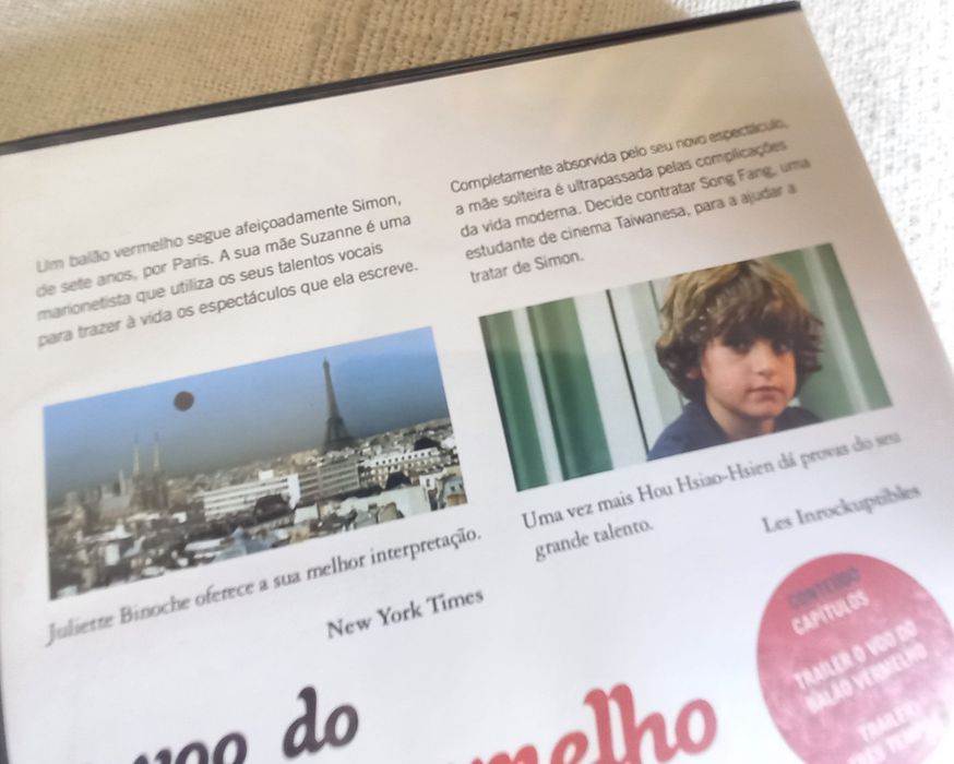 Dvd filme Festival de Cannes O Voo do Balão Vermelho