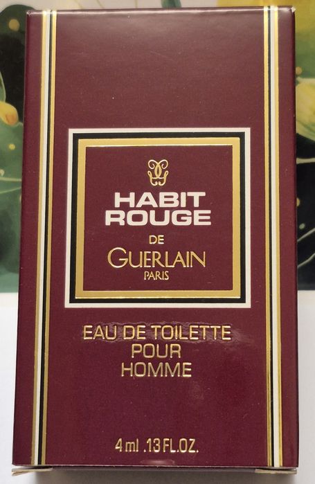 Guerlain Habit Rouge edt pour homme 4 ml, miniatura vintage
