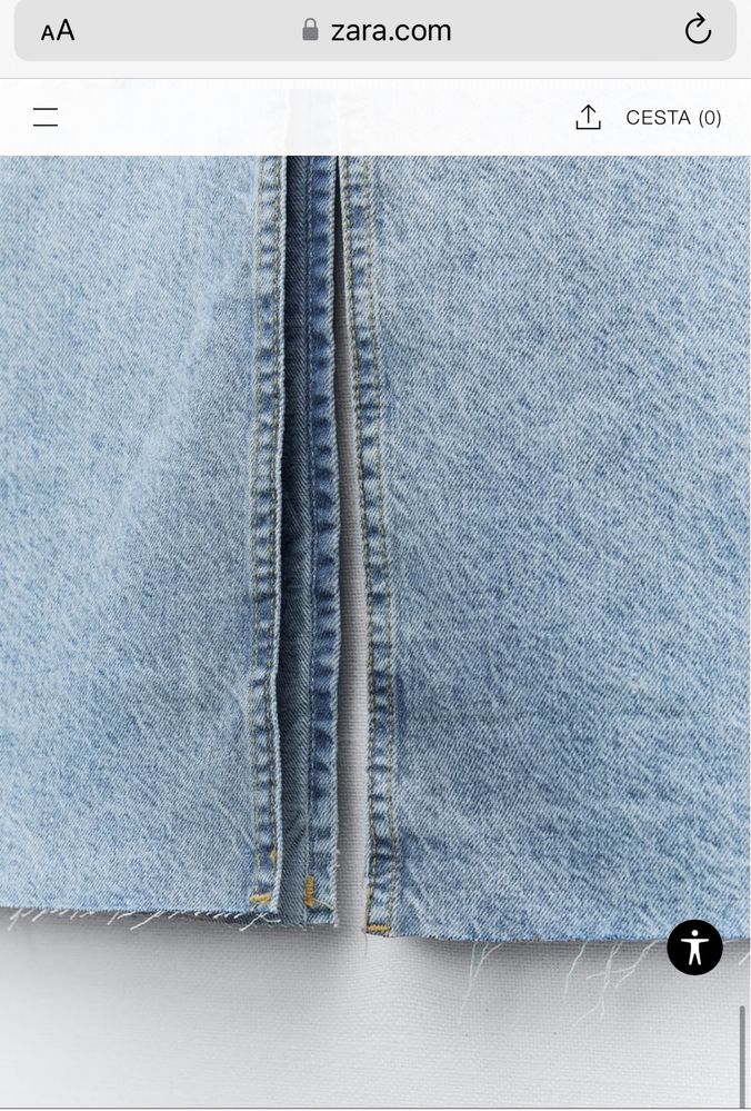 Джинсова стильна спідниця Zara , та Mango оригінал