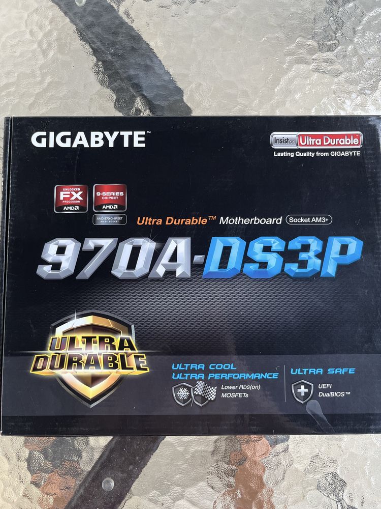 Gigabyte 970a ds3p +процесор +оперативка