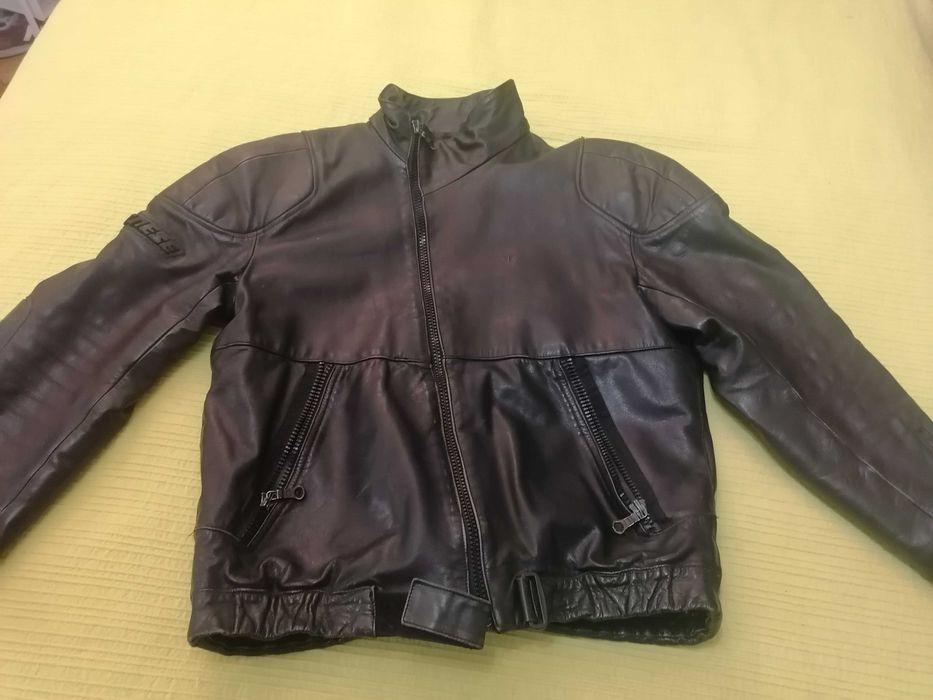 Casaco Mota Dainese XL 56 em pele, vintage, em bom estado