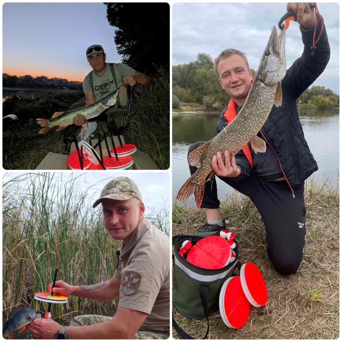 VIP люмінісцентний/флуоресцентний 17 см кружок на щуку, Літня жерлиця