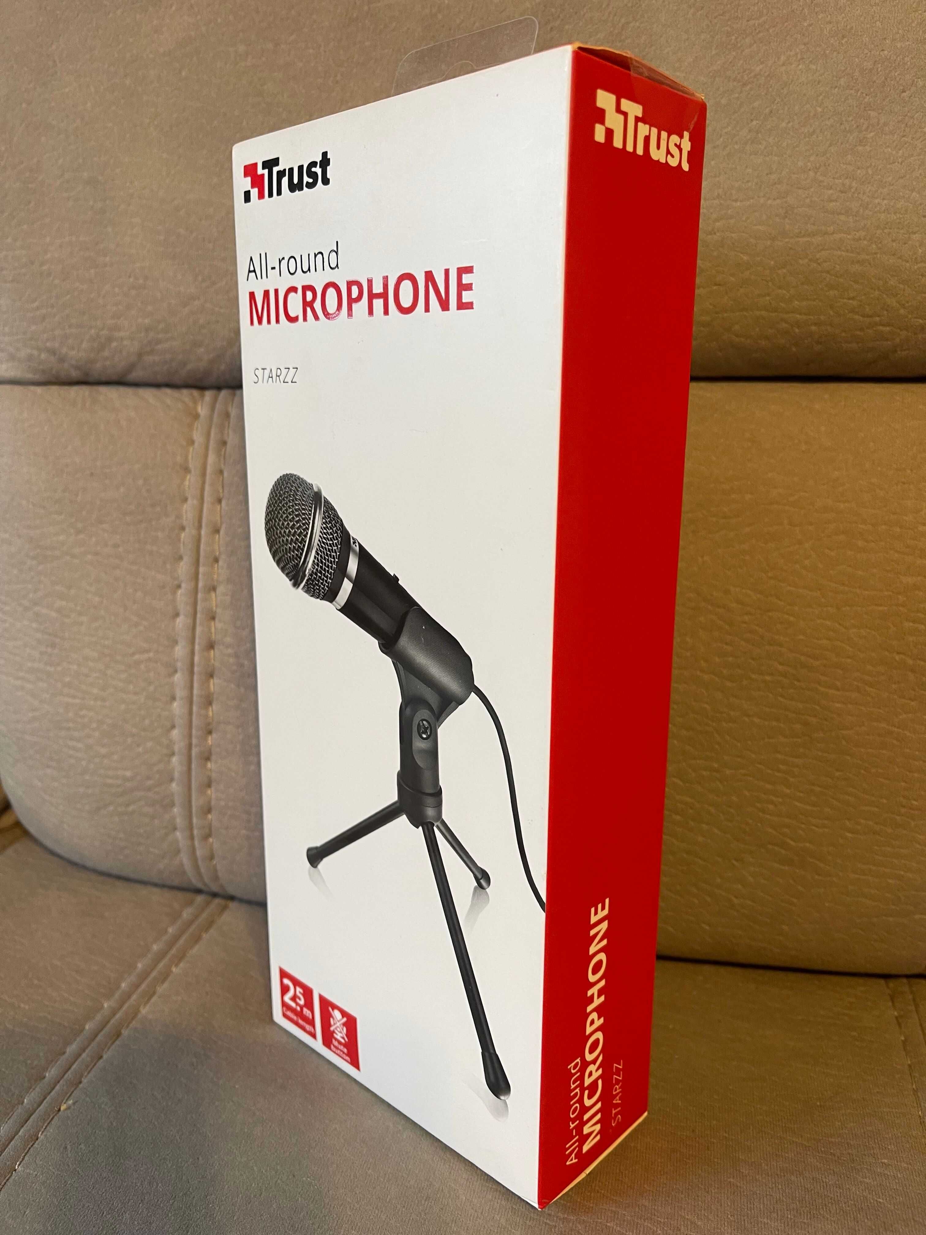 Mikrofon TRUST Starzz All-round Microphone Nowy oryginalnie zapakowany
