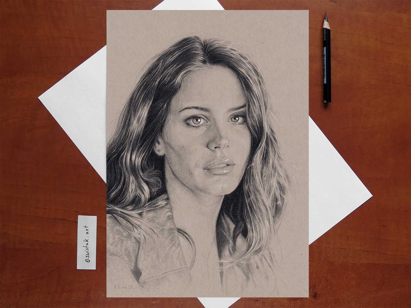 Rysunek portret Lana Del Rey oryginał