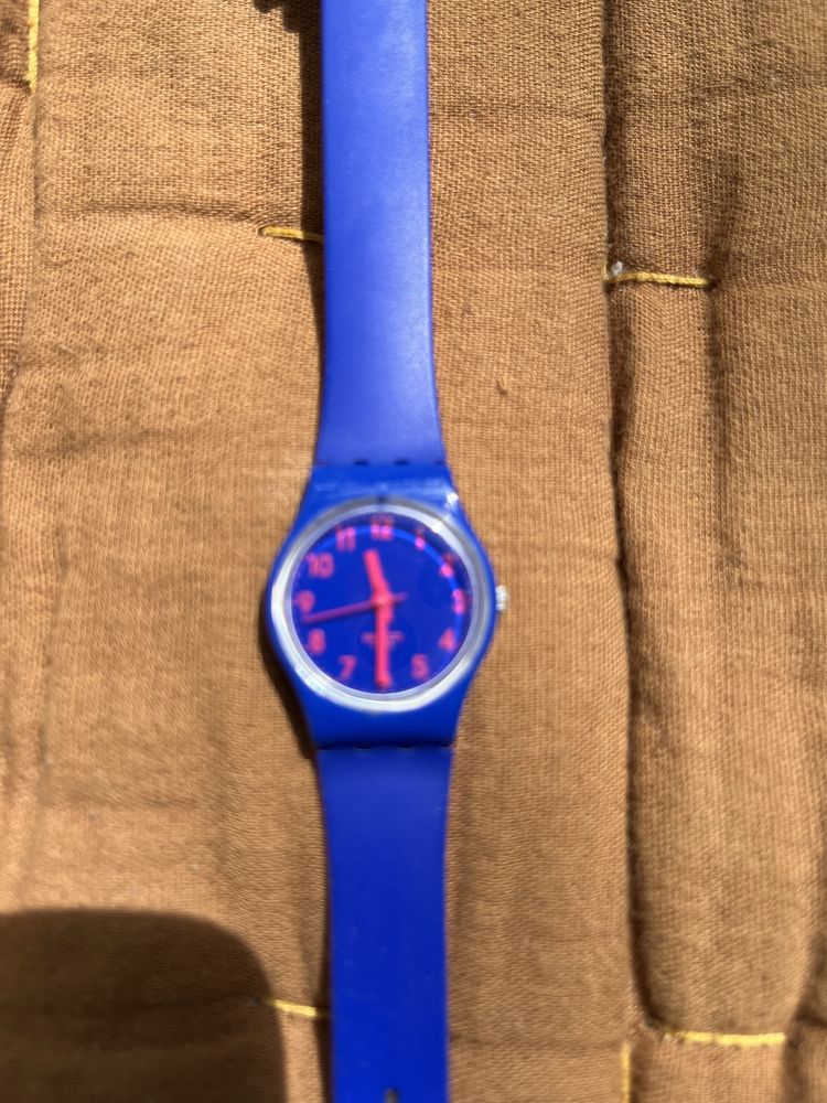 Swatch zegarek kobalt