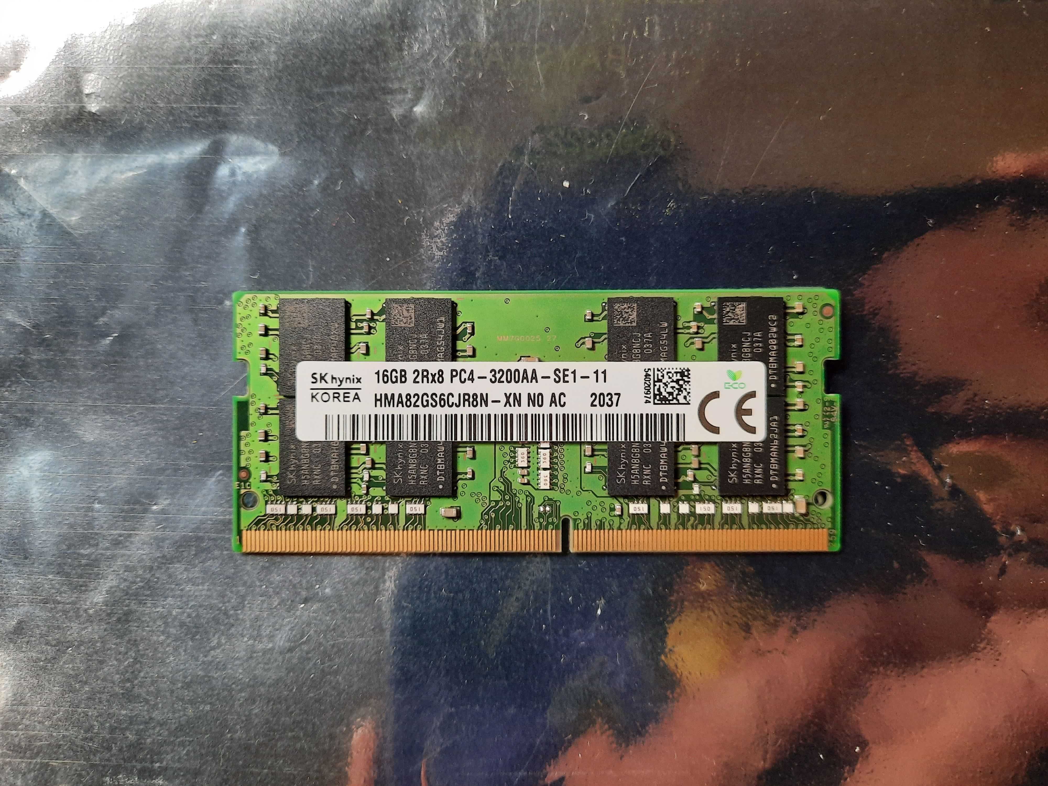 Samsung Hynix Micron Crucial 16GB DDR4 PC4-2666V SO-DIMM ноутбучна пам