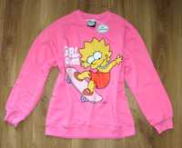 The Simpsons Simpson Simpsonowie różowa bluza bluzka s 36 xs 34 m 38