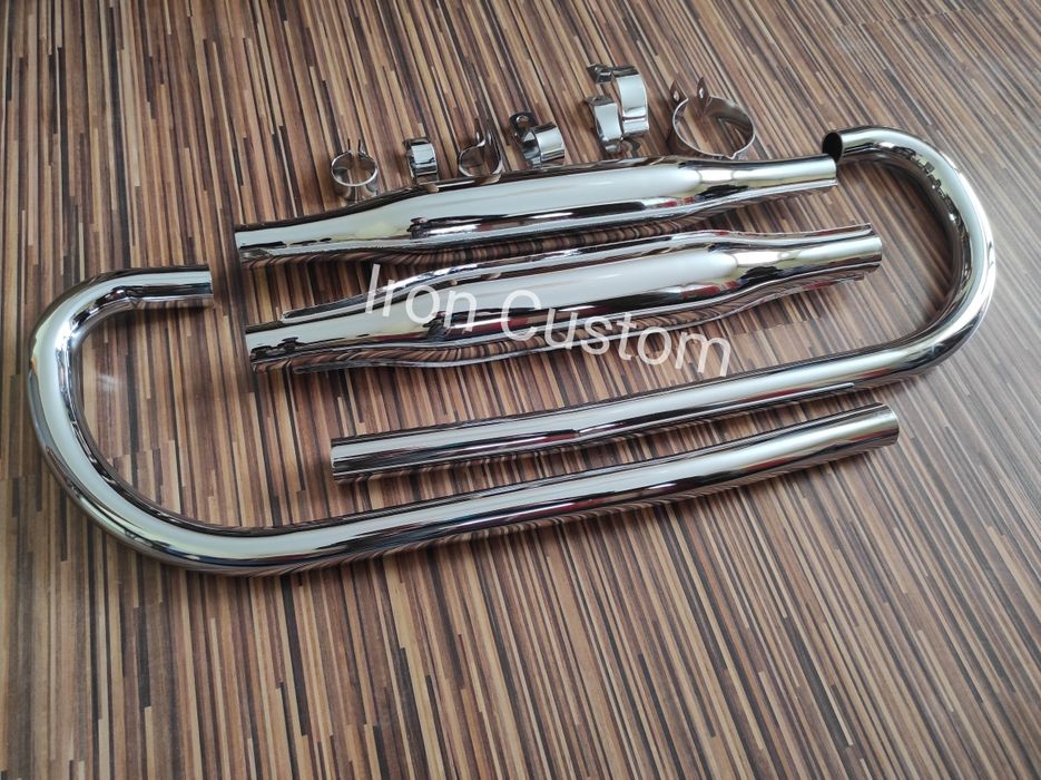 Tłumiki układy wydechowe K750 Dniepr Ural M72 remonty motocykli tłoki