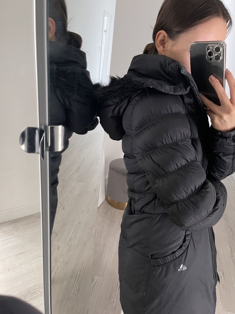 Kurtka puchowa płaszcz adidas